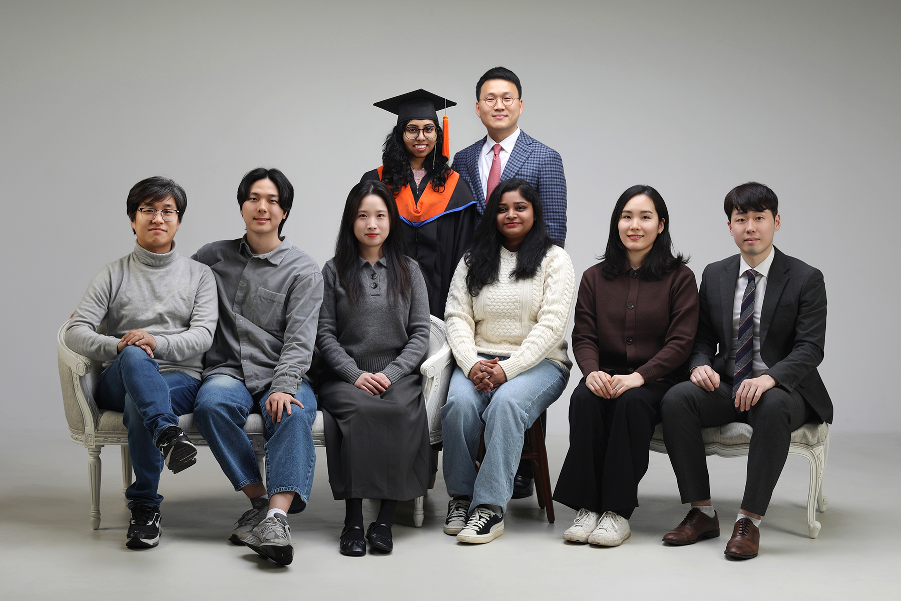 Lab Graduation Photo with Akshita
