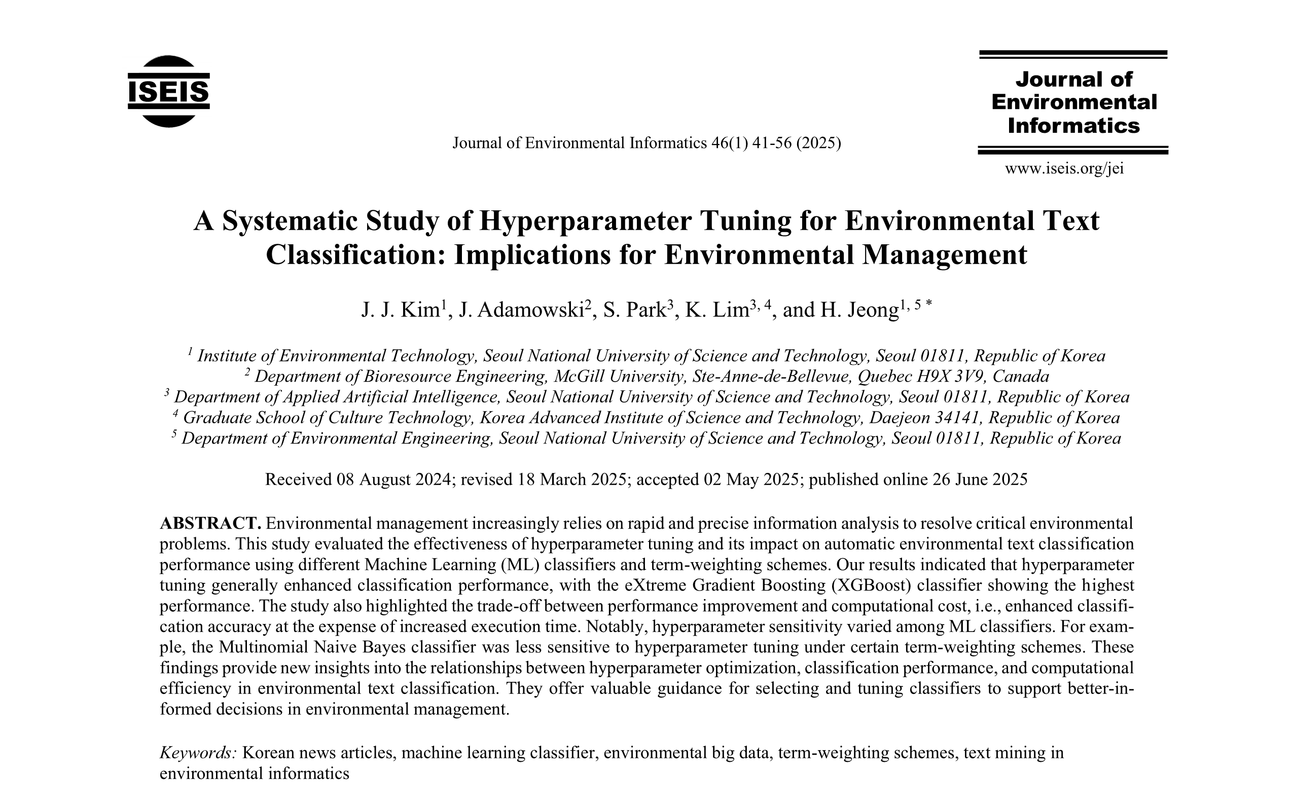 JEI Acceptance Photo